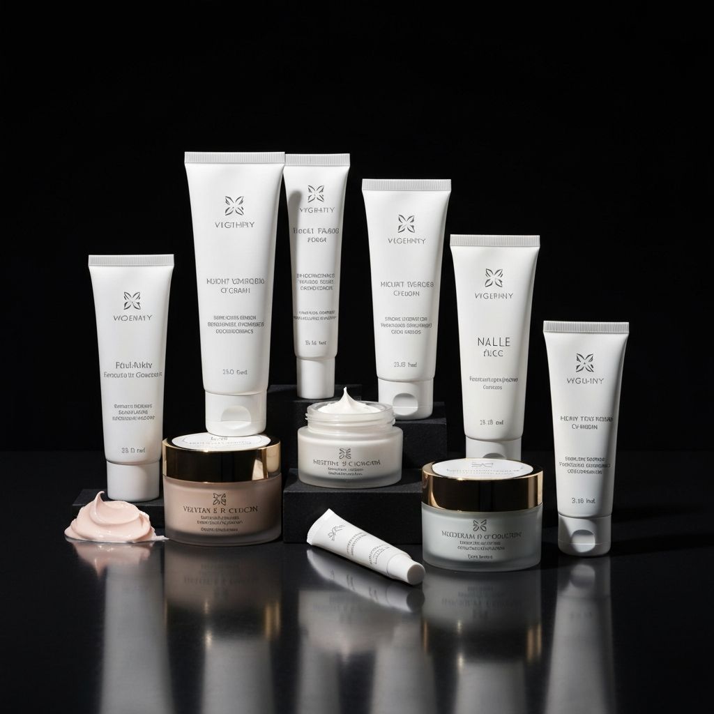 Women's face creams collection